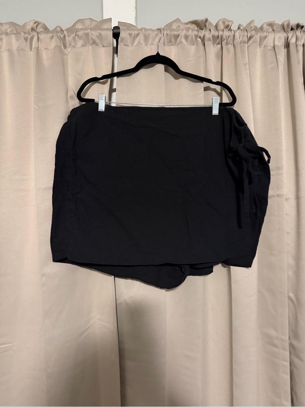torrid Black Skort with Side Tie